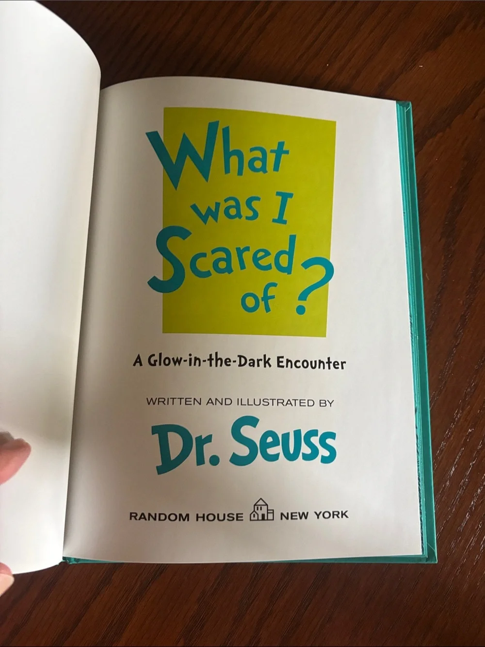 Dr. Seuss “What Was I Scared Of”